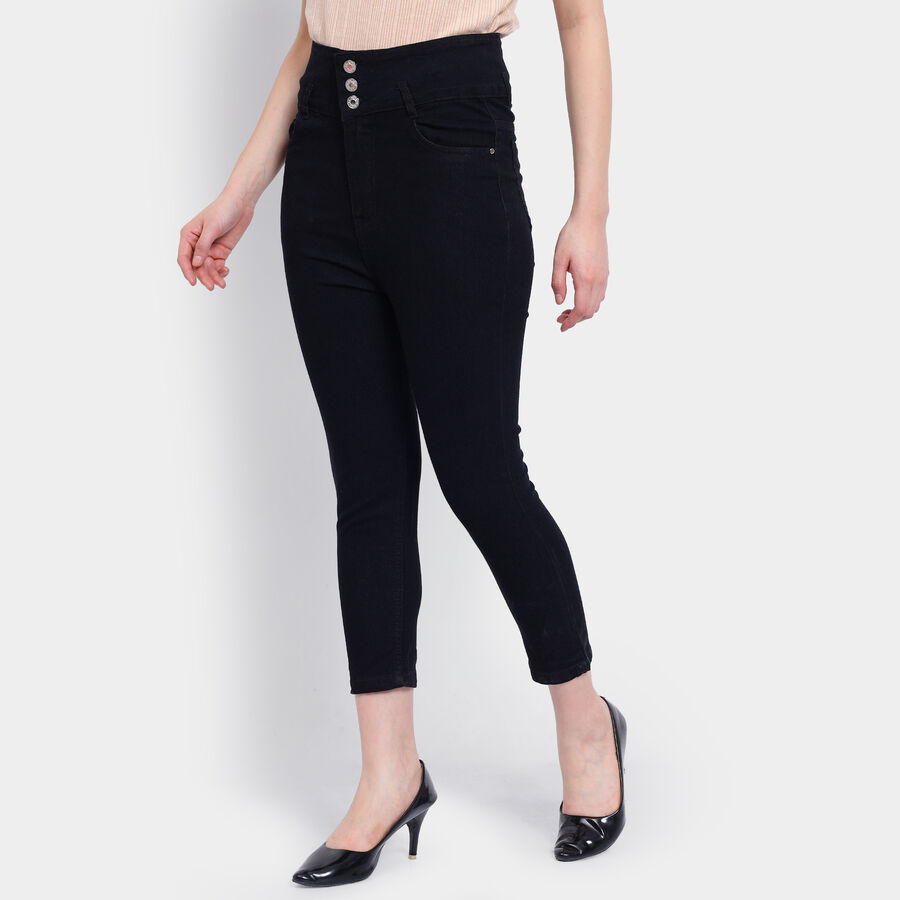 Ladies' Jeans, Black, large image number null